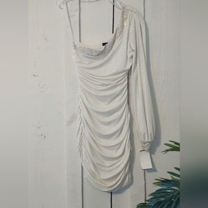 City Triangle Bodycon One Sleeve Dress